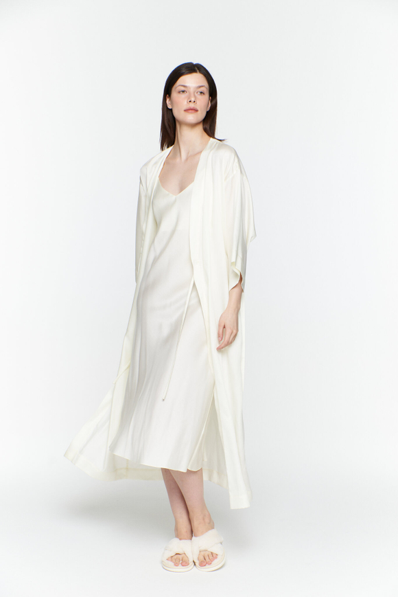 Сорочка из тенселя айвори