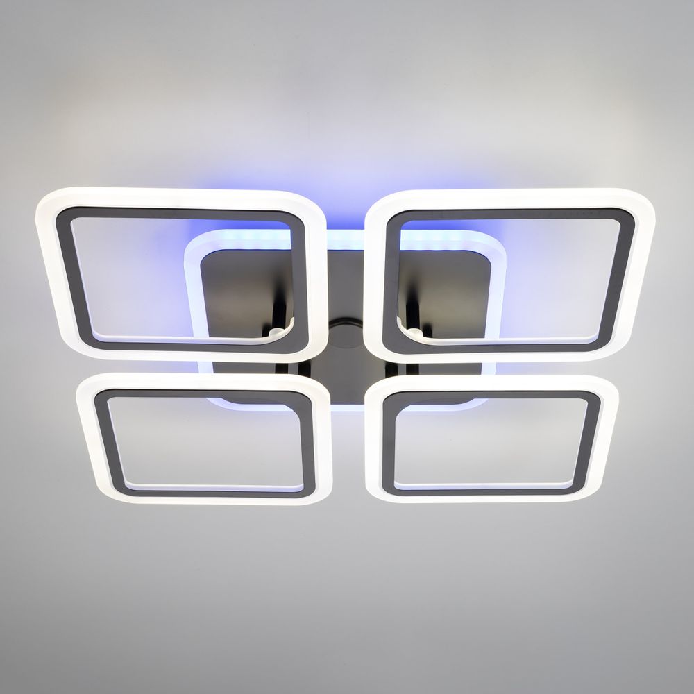 Citilux Марсель Смарт CL232A145E RGB Умная люстра Чёрная