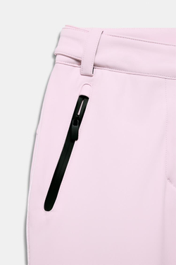 ZARA ВЕТРОЗАЩИТНЫЕ И ВОДОНЕПРОНИЦАЕМЫЕ БРЮКИ С ВЫСОКОЙ ПОСАДКОЙ, РОЗОВЫЙ