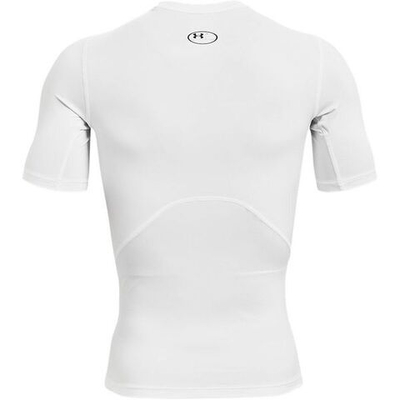 Мужская теннисная футболка Under Armour HeatGear Armour Comp SS M - white