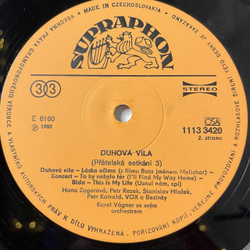 Винтажная виниловая пластинка LP Karel Vagner Se Svym Orchestrem Duhova V la Pratelska Setkani 3 (Чехословакия 1984)