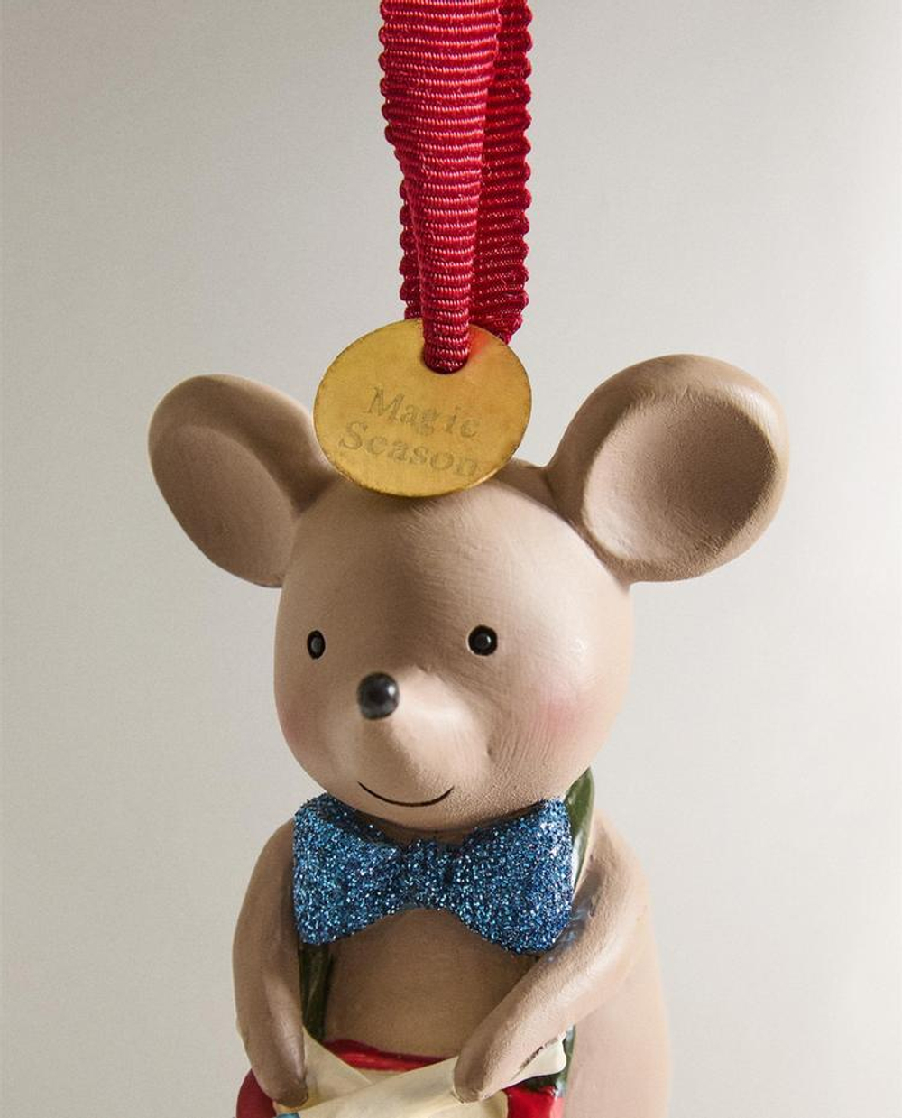 ZARA HOME НАБОР ЕЛОЧНЫХ УКРАШЕНИЙ «МУЗЫКАЛЬНЫЕ МЫШИ» (НАБОР ИЗ 3 ШТУК), РАЗНОЦВЕТНЫЙ