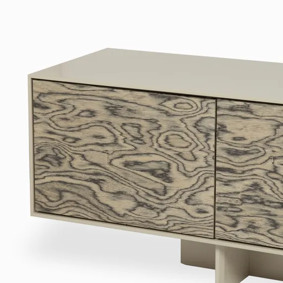 ТВ-Тумба Maleka 220 см, серый меламин