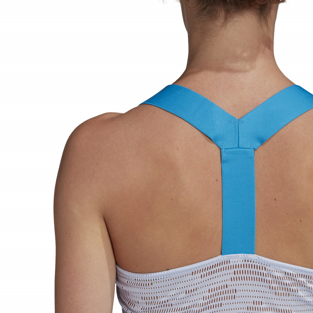 Женский топ теннисный Adidas Y-Tank Primeblue Tank Top Women - небесный