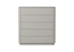Комод Tammi 5 ящиков ширина 100 см (серо-бежевый)