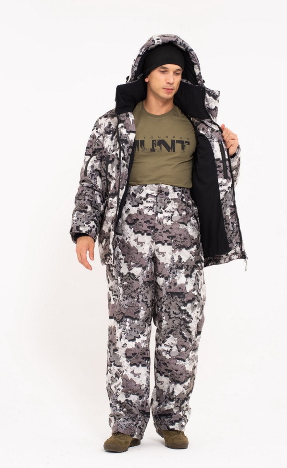 Зимний костюм для охоты и рыбалки ONERUS "Тактика -15" (Алова, Белый)