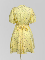 Платье MLJ 2241 короткое в цветок на запах