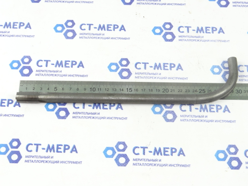 Метчик гаечный М16х1,5 (0183) с изогнутым хвостовиком L=300