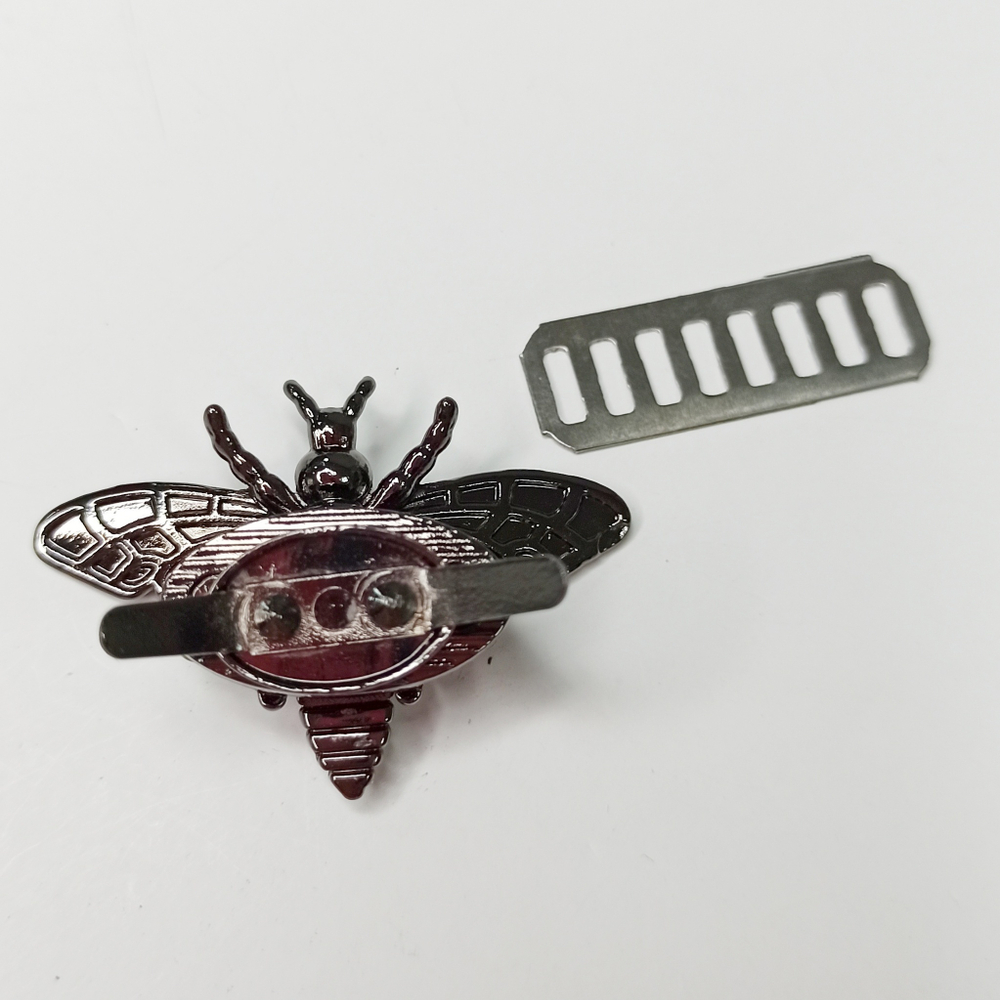 Замок вертушка  Мотылек на винтах 32*46 Черный никель