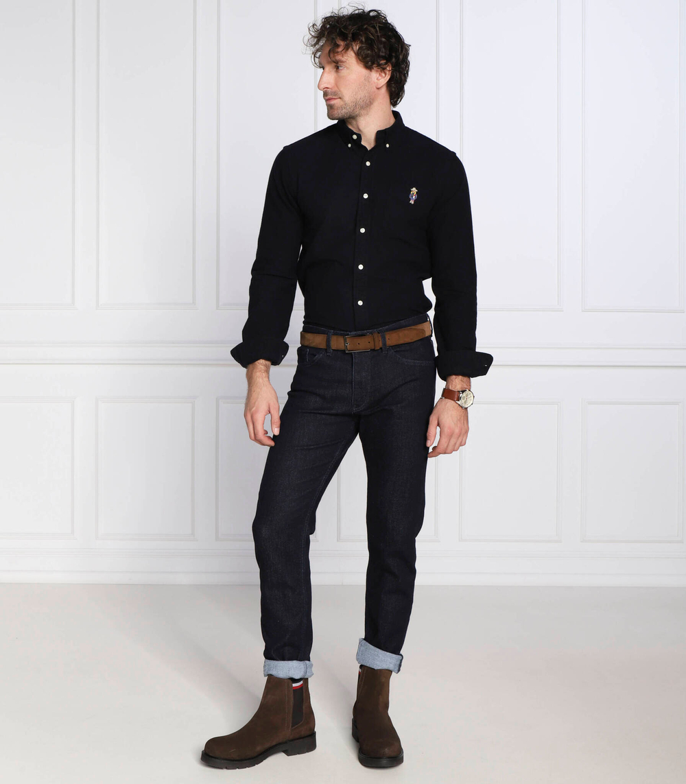 джинсы taber BOSS BLACK - темно-синий(50479722)