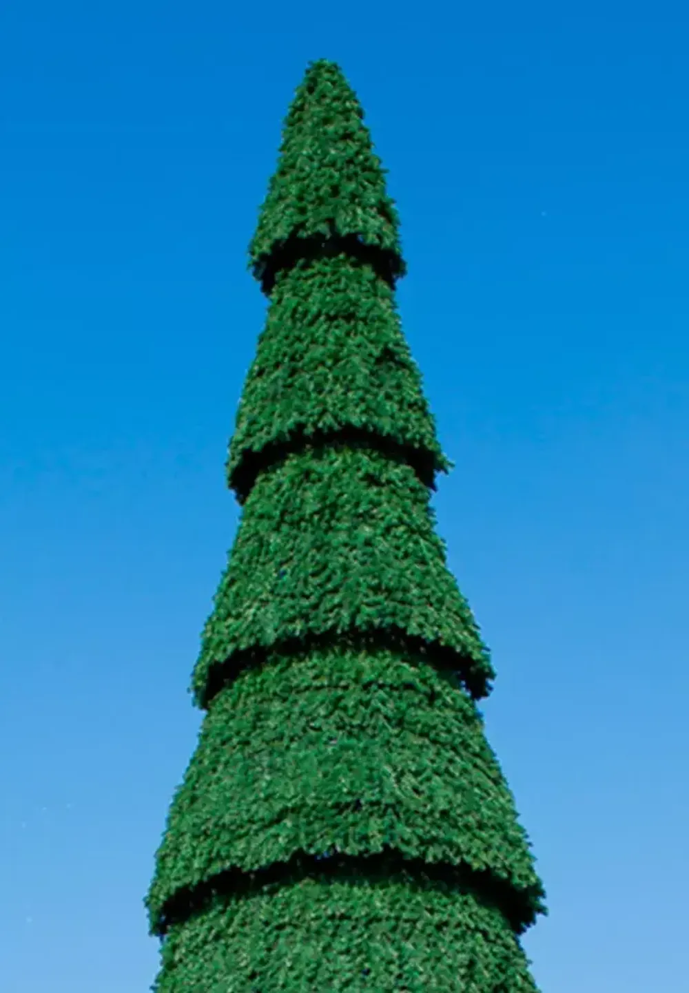 Уличная елка сегментная "Сибирская" (пвх) 12 м