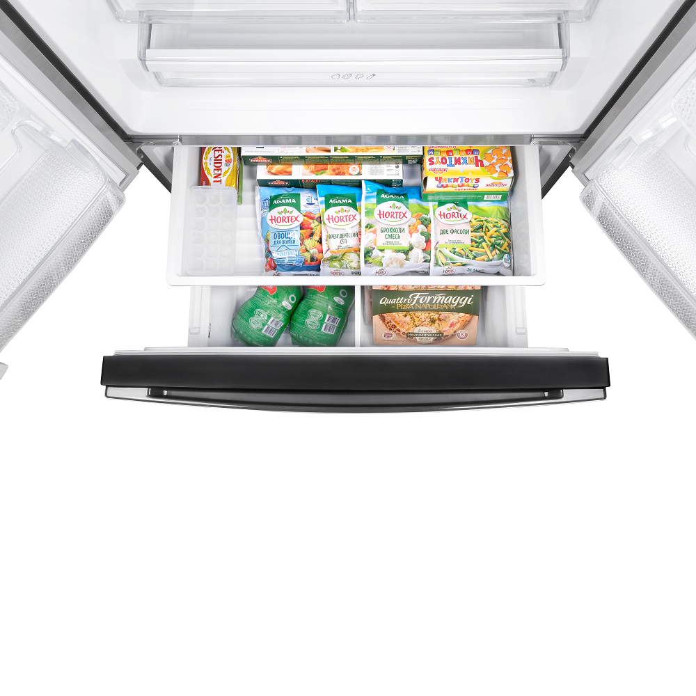 Холодильник GENCOOL GDM-717RR, бордовый, 600 литров, French Door