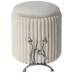 Банкетка Терра Грасс Айвори Античное Серебро