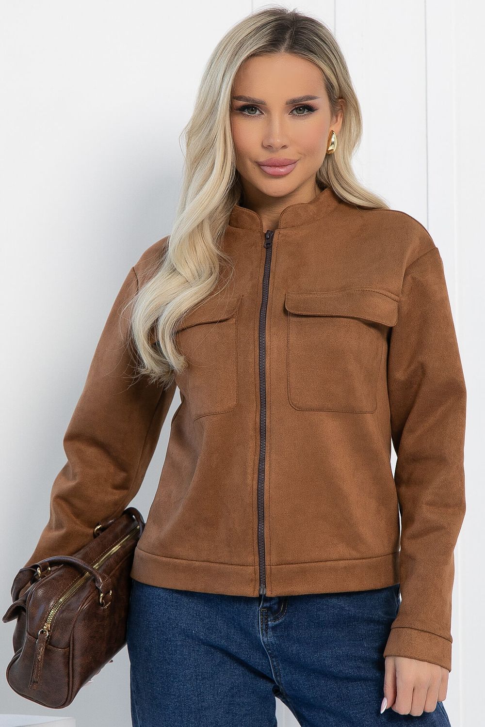 Бомбер Александра (коричнево-рыжий) Б12974-2М LT Collection