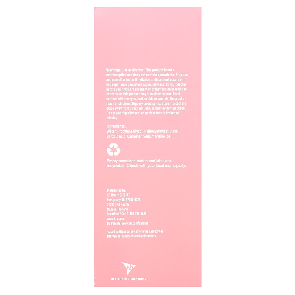 K-Y, желе, классическое, 113 г (4 унции)