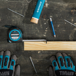 Рулетка Komfortabel 5 м х 25 мм,обрезиненный корпус Gross