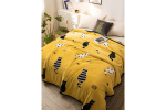 Покрывало Funfur Коты 180х200 см Желтый