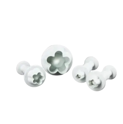 Набор плунжеров кондитерских Доляна «Ромашка», 4 шт: 3,3 см, 2,4 см, 2,1 см, 2 см