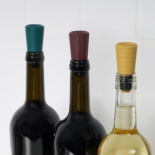 АУСИД AUXID Пробки для бутылки набор 3 шт, цветные