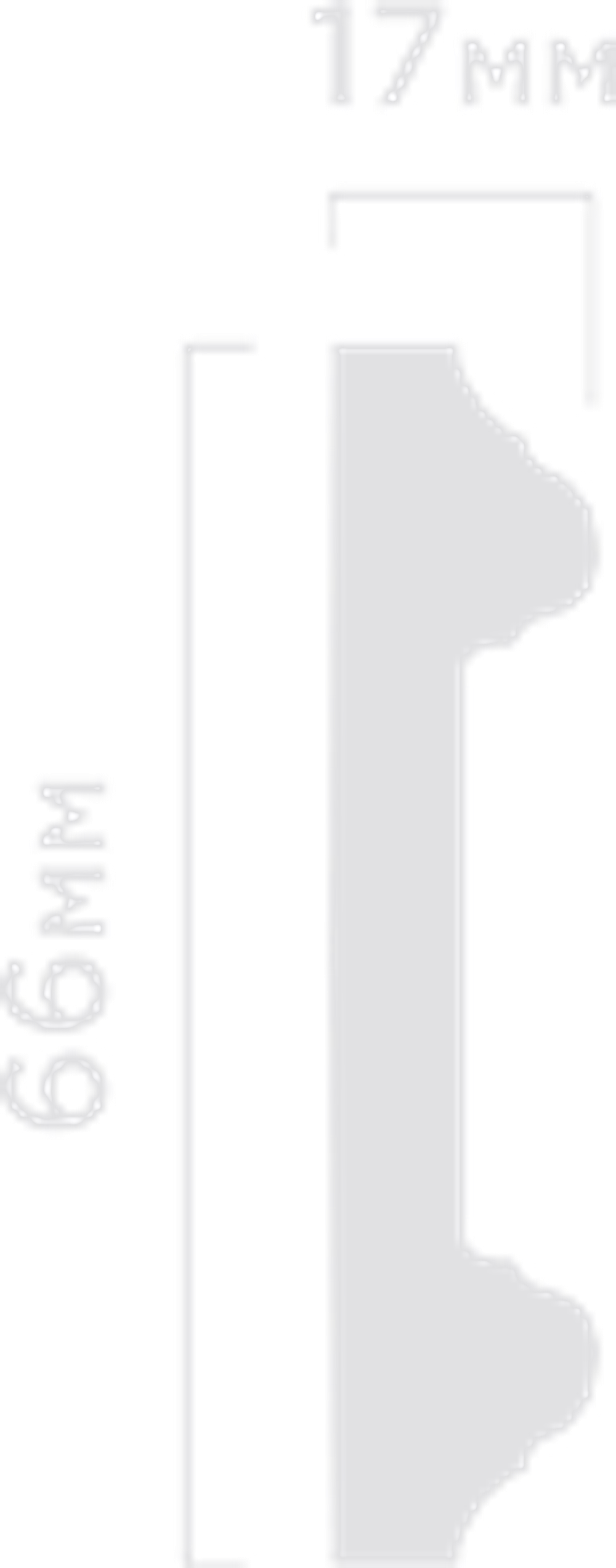 Молдинг HiWood, 66x17 мм