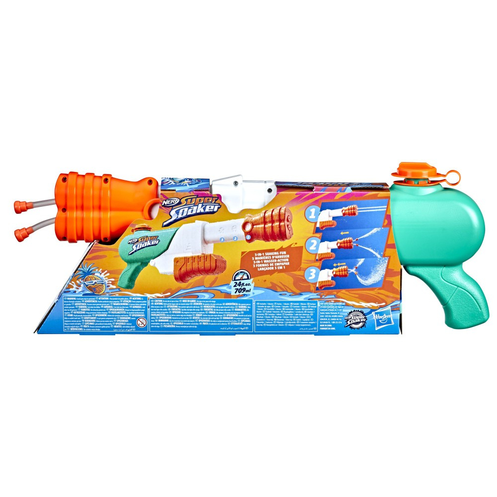 Hasbro F3891 — Водный бластер Nerf Super Soaker «Hydro Frenzy 3-в-1» F3891 — фото 4