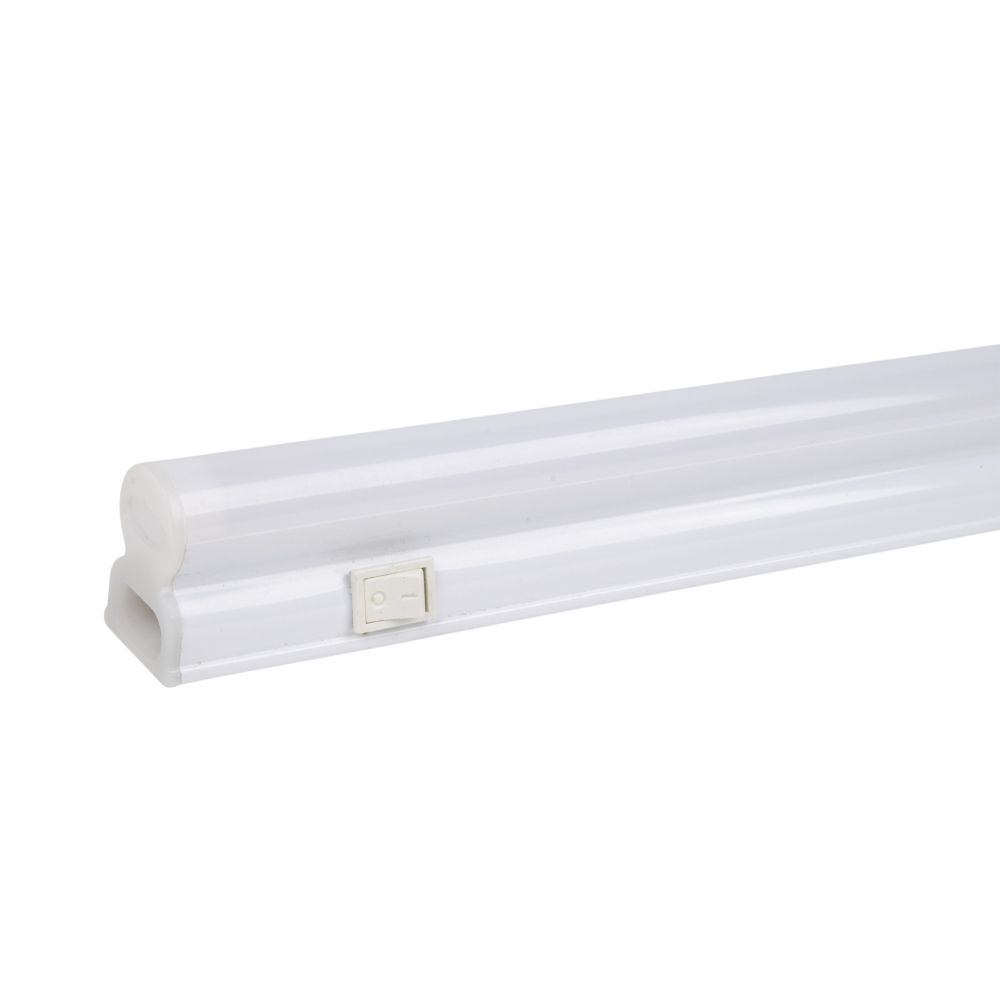 ULI-Q150 5W-4000K IP40 WHITE Светильник линейный светодиодный аналог Т5. 220В. с выключателем. Кабель и крепление в-к. Белый свет 4000K. Корпус белый. TM Volpe