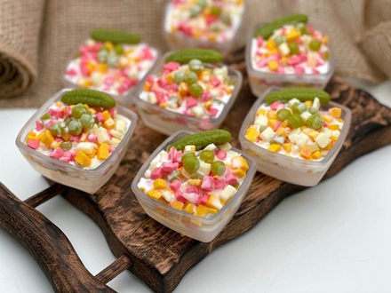 Мыло «Оливье с огурчиком"