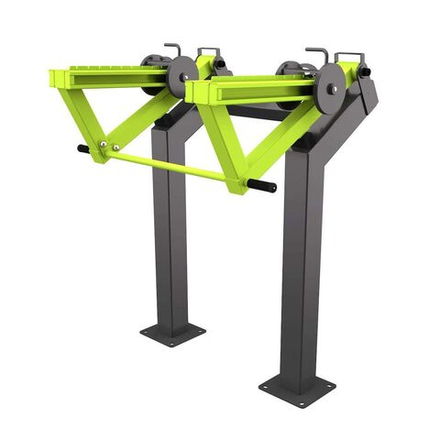 P-1804 Уличный тренажер Приседание с переменной нагрузкой ZAVODSPORTA