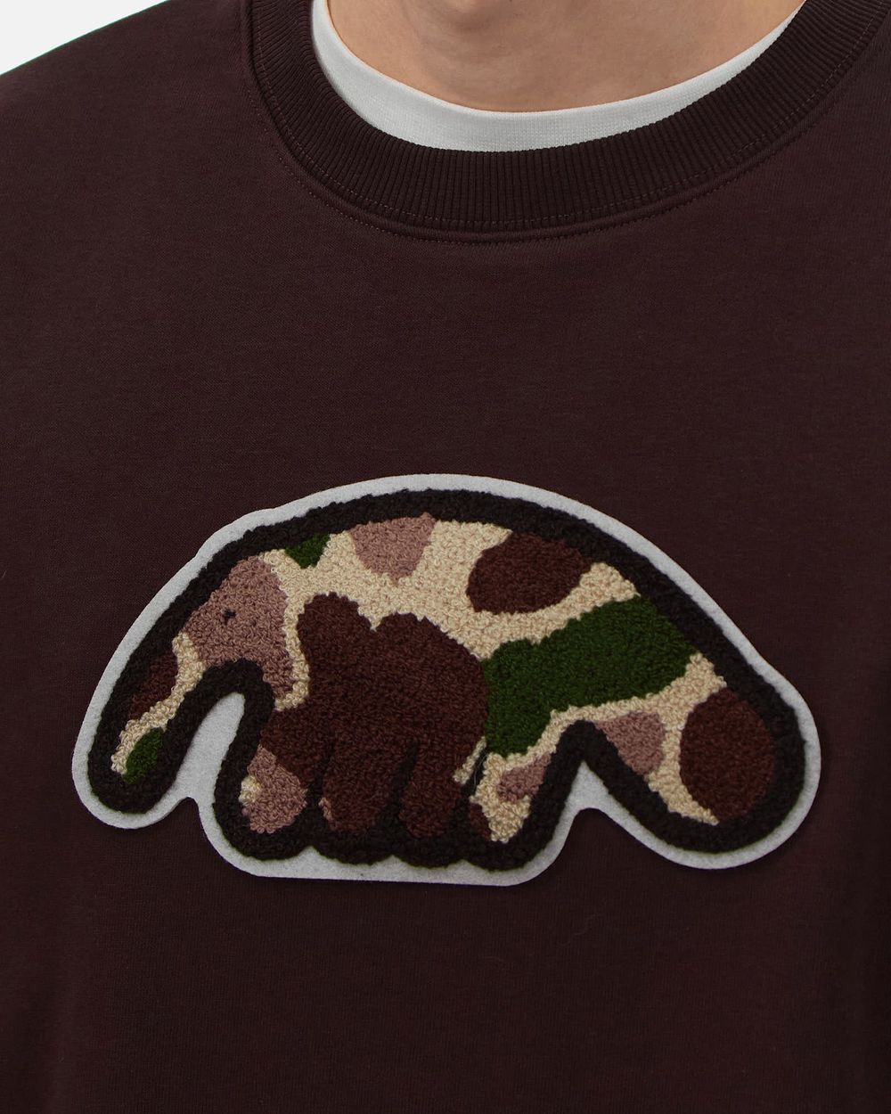 Толстовка Anteater Crewneck CamoLogo коричневая