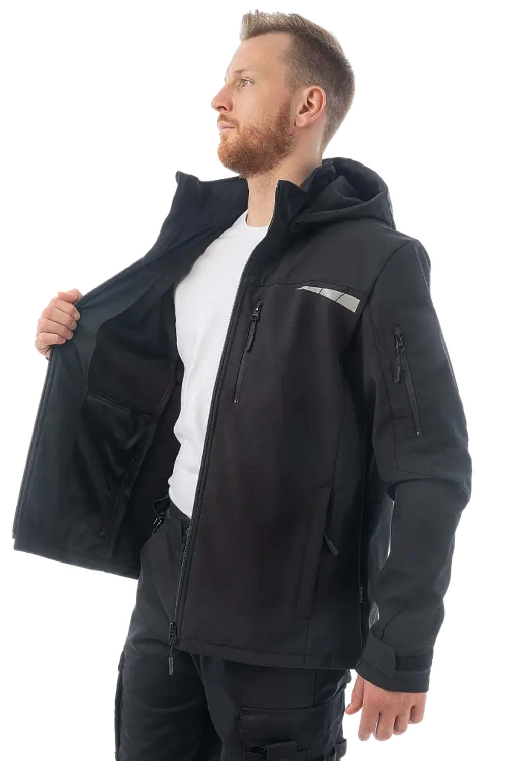 Куртка софтшелл Brodeks KS207, черный (L)