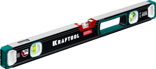 KRAFTOOL A-RATE CONTROL, 600 мм, точность 0.3 мм/м, с инновационным зеркальным глазком, сверхпрочный уровень (34986-60)