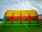 Коммерческий надувной батут «Зверята 2» с крышей, 10х6х6 м