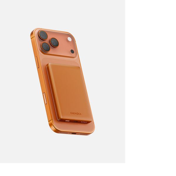 Ультратонкий внешний аккумулятор Energea Alupac Mini 5K, 5000MAH MAGSAFE, Оранжевый | Orange
