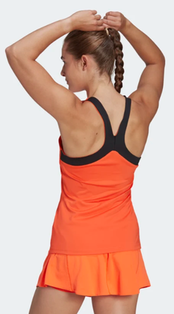 Женский топ теннисный Adidas Y-Tank W - Оранжевый