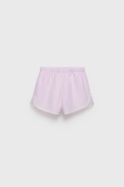 ZARA КОМПЛЕКТ ИЗ ФУТБОЛКИ И ШОРТ, РОЗОВЫЙ