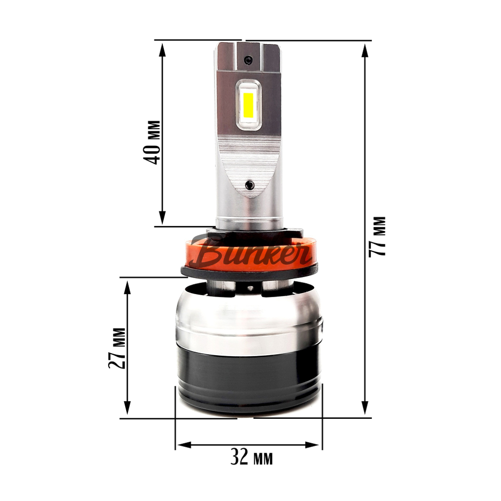 Cветодиодные лампы Sariti F16 H8/11 6000K,12V