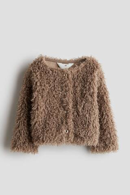 H&M Мягкий кардиган, темно-бежевый