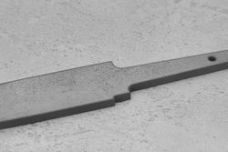 Заготовка для ножа, сталь JM390A 3,7мм. Модель "Уралец-I" с клинком 125мм, ТО 62-63HRC