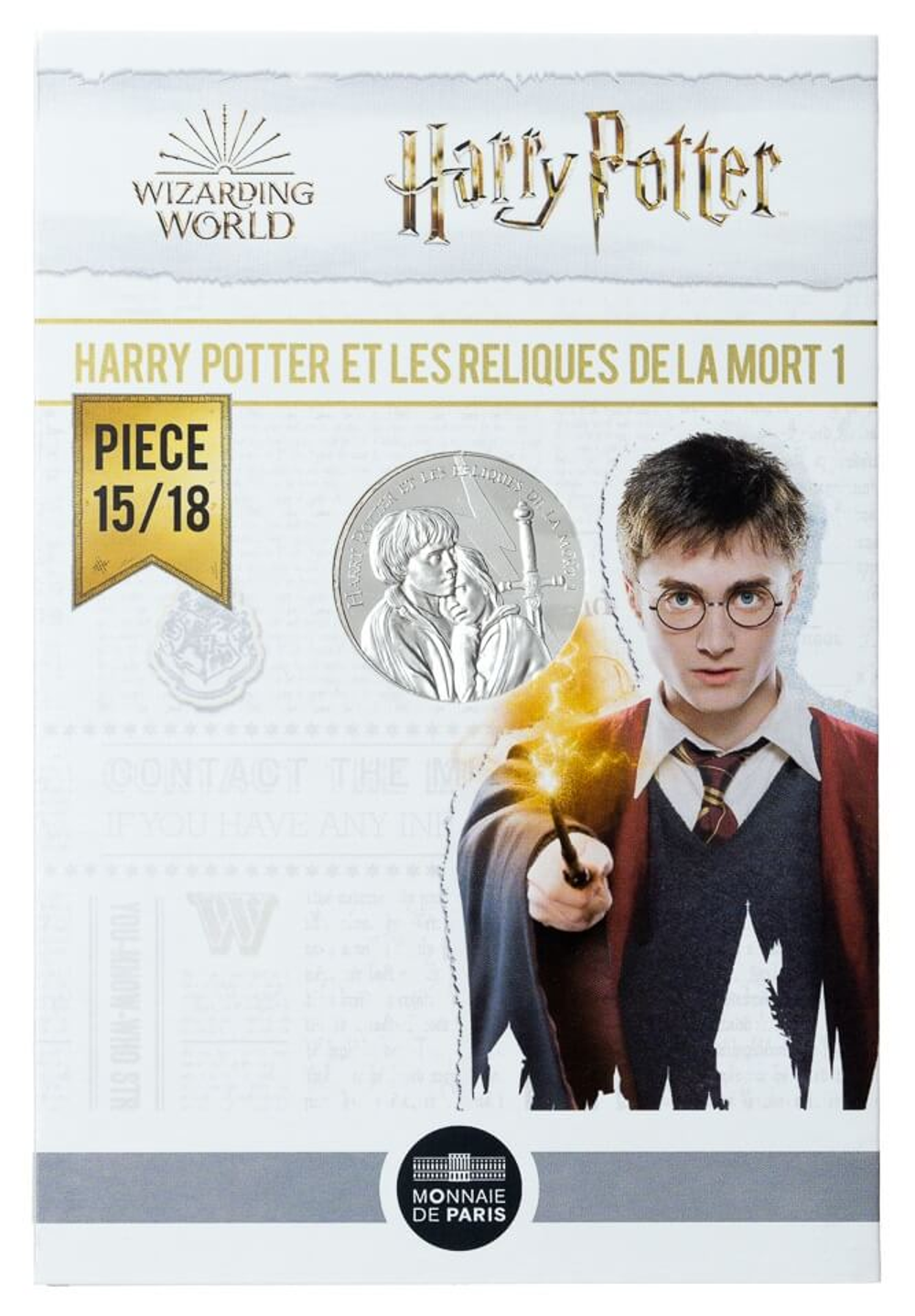Набор из 9 монет 10 евро Франция серебро 2021 Гарри Поттер второй выпуск (HARRY POTTER)
