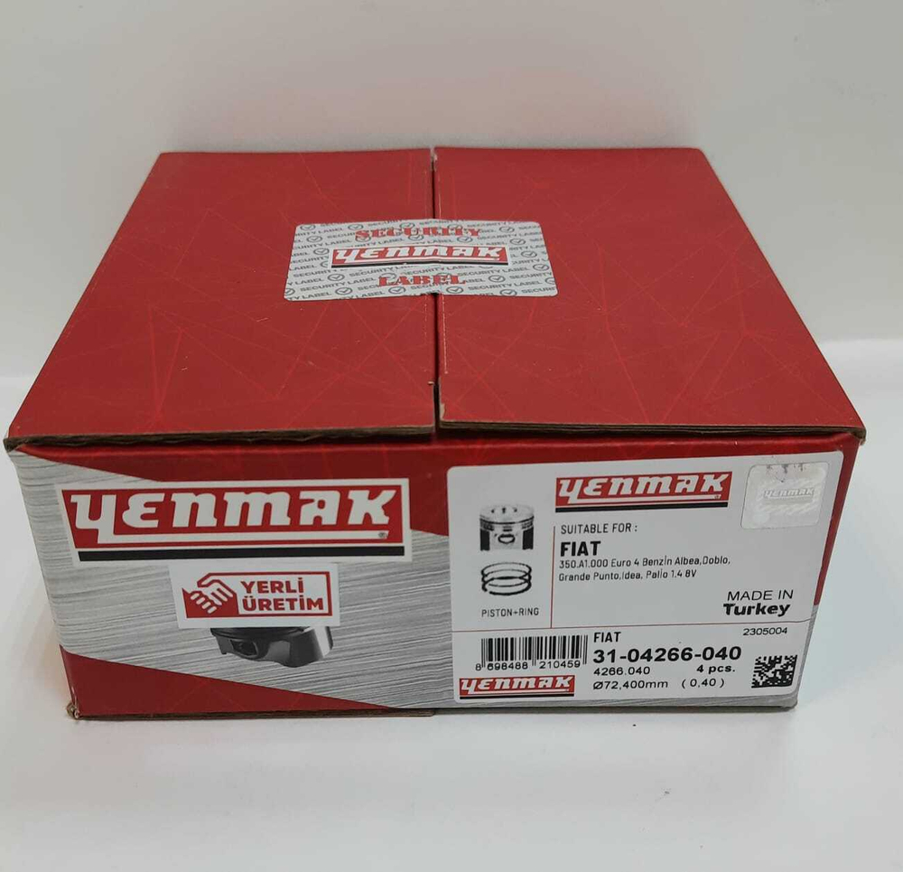 Поршни с кольцами Fiat Albea 1.4 8V +0.40 Yenmak