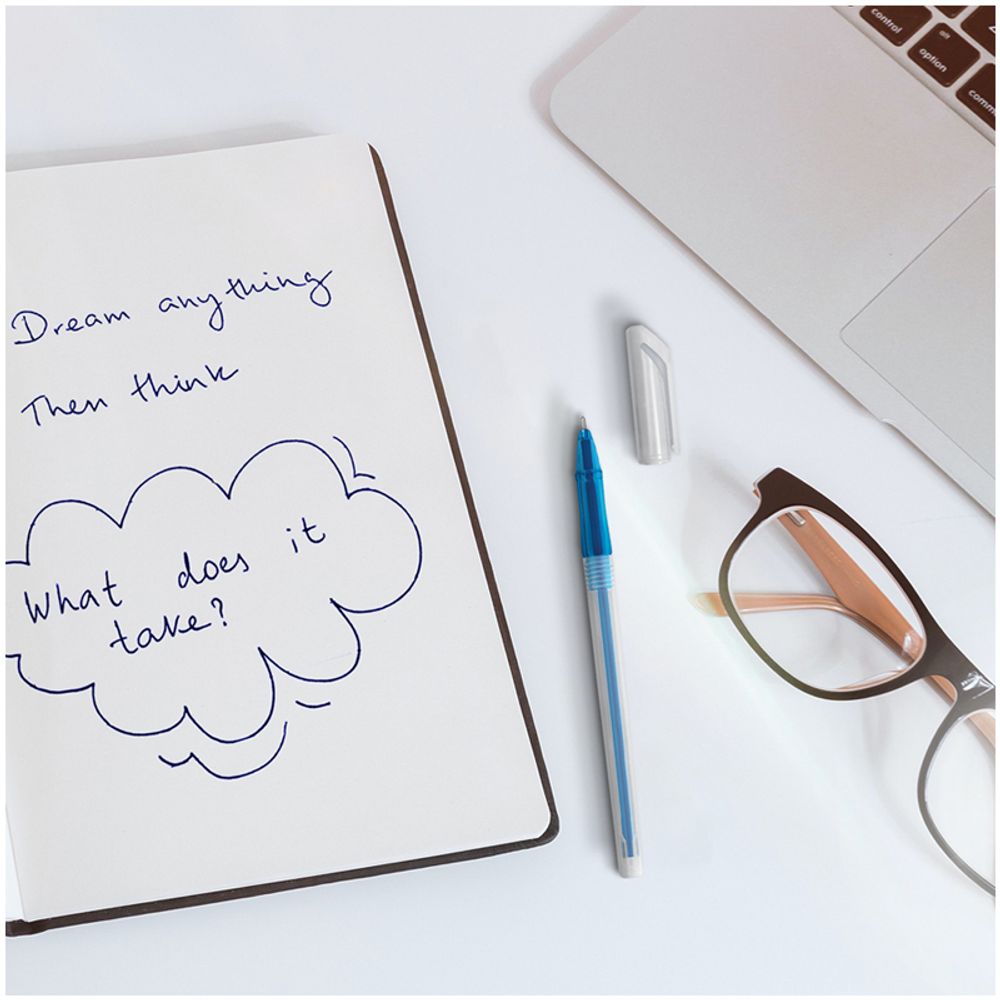 Ручка шариковая OfficeSpace "N-Joy" синяя, 0,7мм, на масляной основе, штрихкод, 1шт