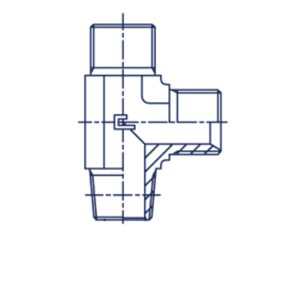 Штуцер FLC BSP 3/4" BSPT 3/4" CAST
