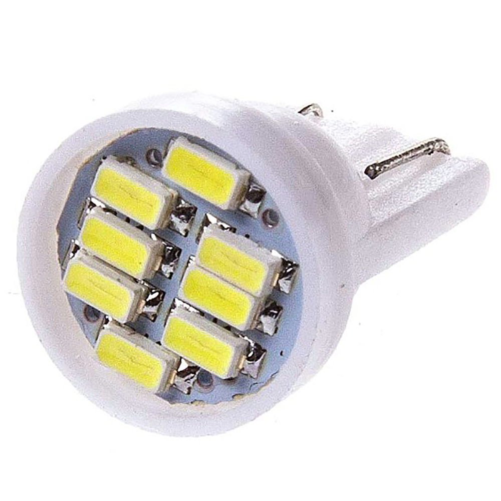 Лампа светодиодная 24V 5W без цоколя белый 8 SMD (габариты, повт.поворотника) 10 шт. Skyway
