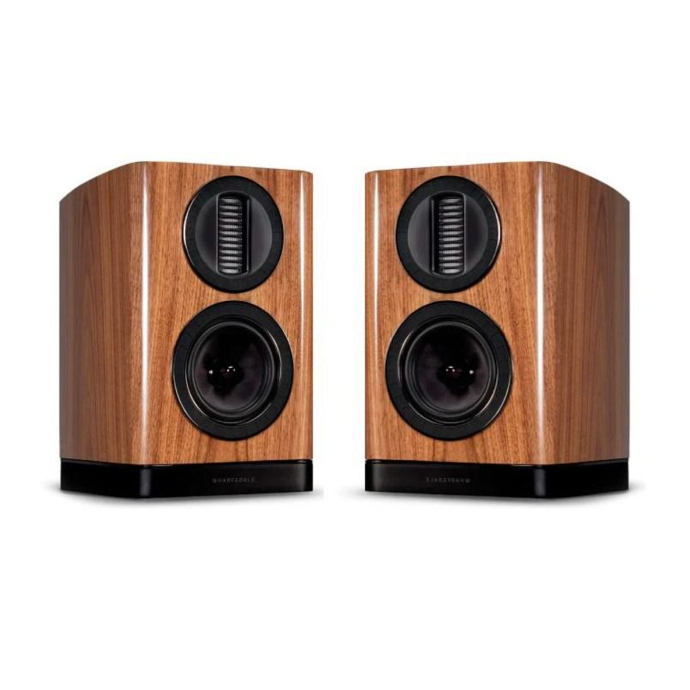 Wharfedale Акустическая система Aura 1 HI-GLOSS WALNUT, 100 Вт, коричневый