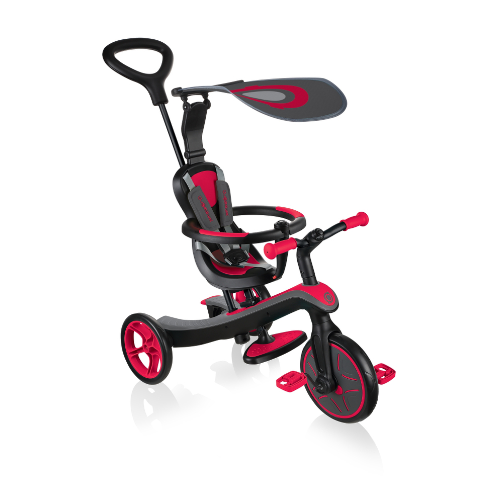 Детский велосипед Globber TRIKE EXPLORER (4 IN 1) красный