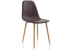 Стул на металлокаркасе Capri коричневый