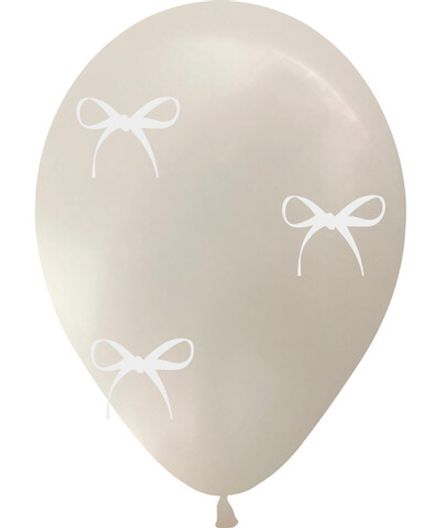 Шар с гелием 35 см "С бантиками"