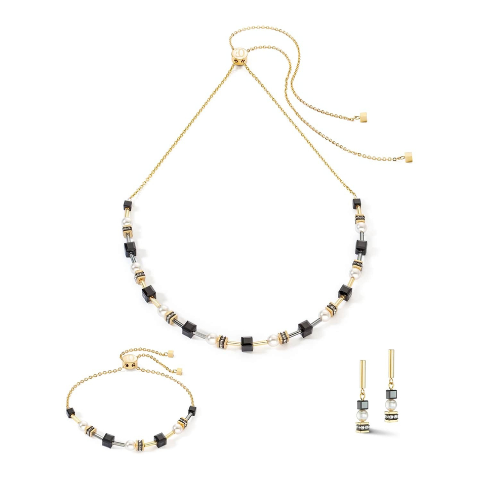 Серьги Coeur de Lion Black-Gold 4085/21-1316