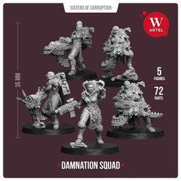 Комплект миниатюр Damnation Squad