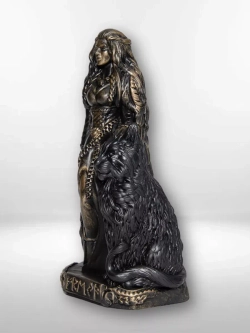 Коллекционная алтарная фигурка статуэтка скандинавская Богиня Фрейя оберег для дома